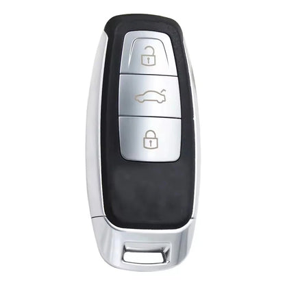 Guscio Cover Telecomando Compatibile Audi A1 A3 A4 A6 Q2 Q3 Q7 TT Chiave 3 Tasti Finitura Lucida o Opaca Con Lama Vergine