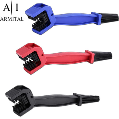 Spazzola Pulizia Catena Moto e Bici in Nylon ABS Professionale Multicolore
