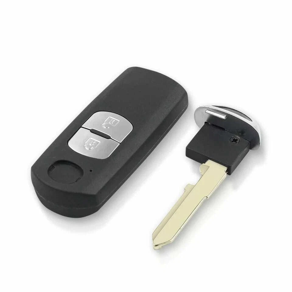 Guscio Scocca Chiave Telecomando Compatibile Per Mazda CX-3 CX-5 MX-5 Con Lama Vergine 2 Tasti Ricambio Qualità Premium