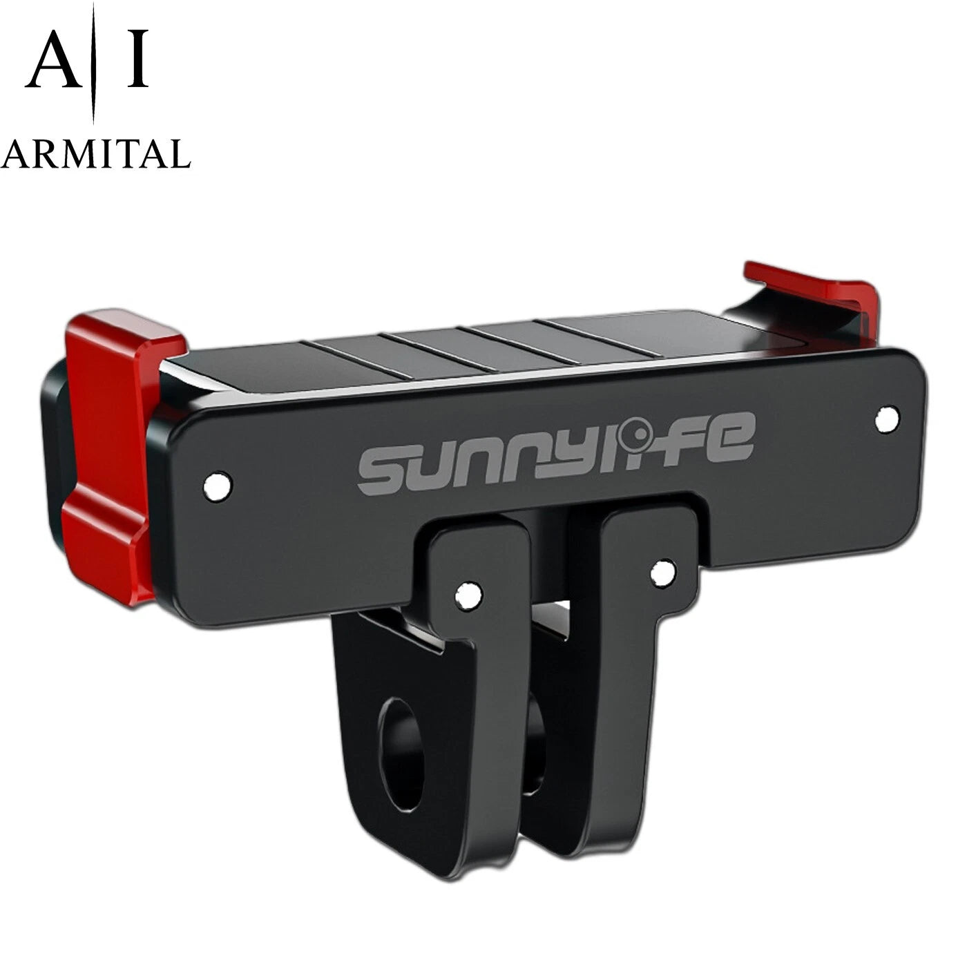 Adattatore Magnetico Sgancio Rapido Professionale per DJI Osmo Action 5 Pro 4 3 2 Supporto Pieghevole con Doppio Fissaggio Antiscivolo