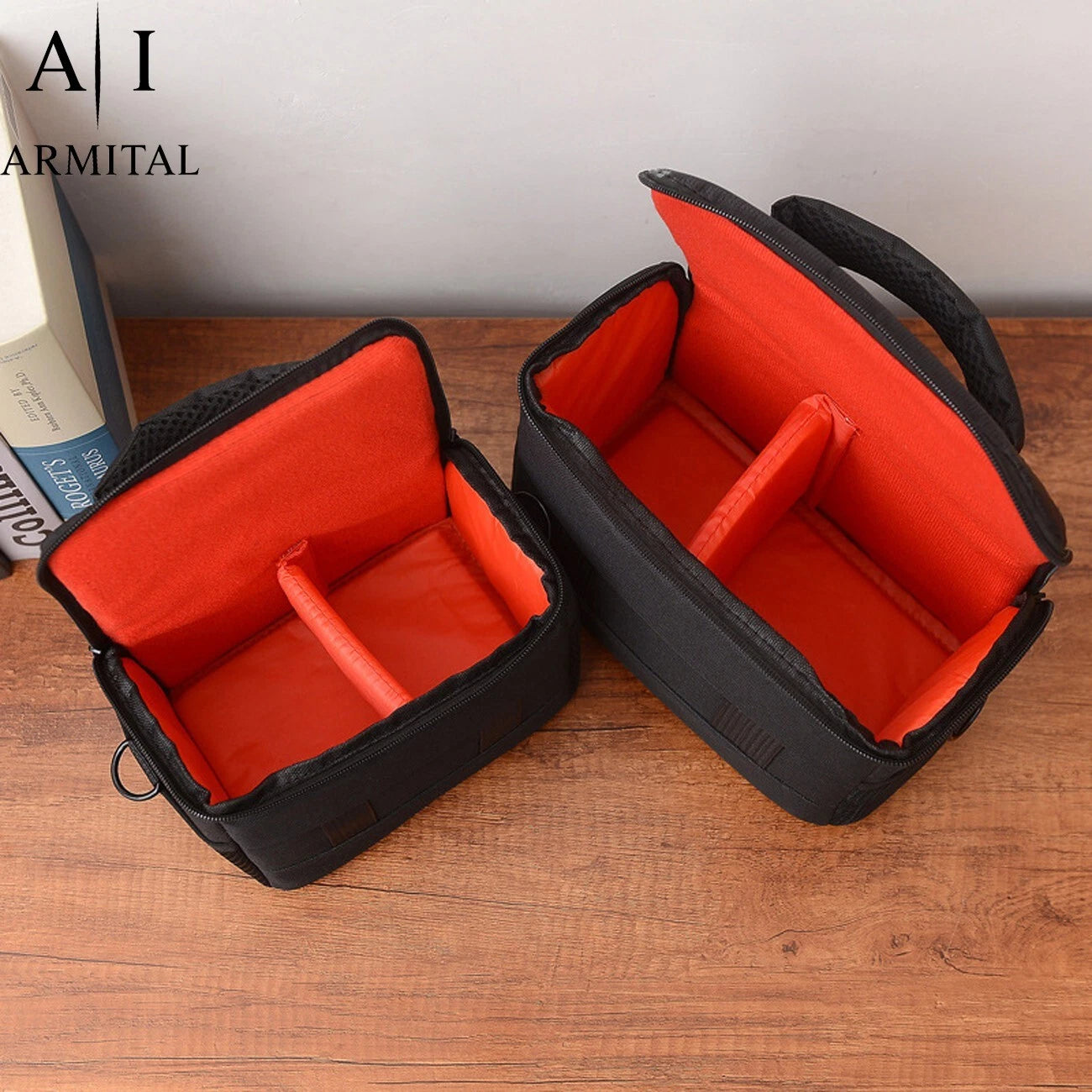 Borsa Tracolla Impermeabile per Fotocamera Reflex DSLR Mirrorless Canon Nikon