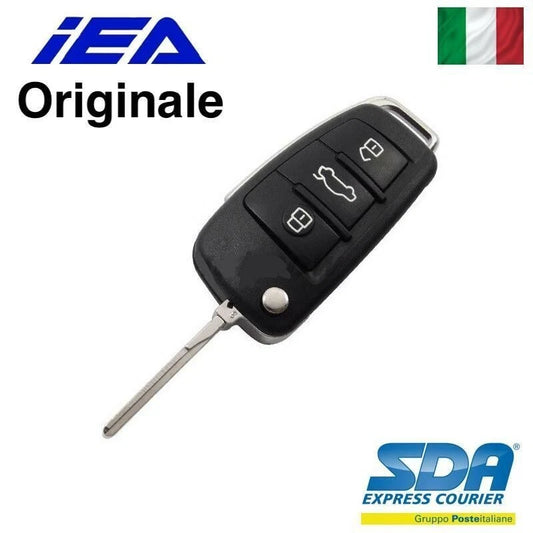 Guscio Telecomando Chiave Compatibile Audi A1 A3 Q3 Iea Tre Tasti Con Lama Vergine Hu66 Ricambio Professionale