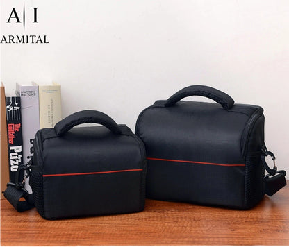 Borsa Tracolla Impermeabile per Fotocamera Reflex DSLR Mirrorless Canon Nikon