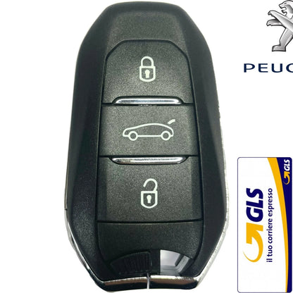 Guscio Chiave Telecomando Compatibile Per Peugeot 208 308 3008 Sostituzione Custodia 3 Tasti Alta Qualità