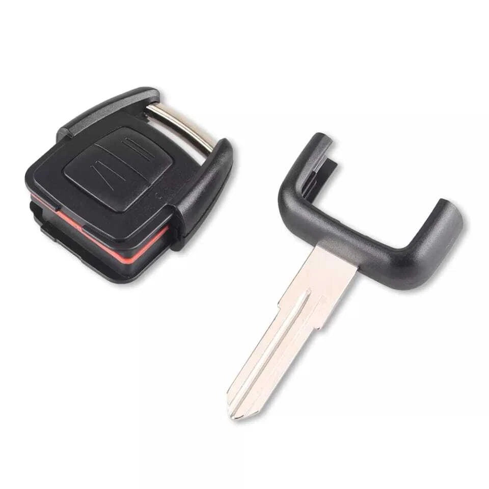 Guscio Ricambio Telecomando 2 Tasti Compatibile Con Opel Astra Zafira Vectra Con Lama Vergine HU46