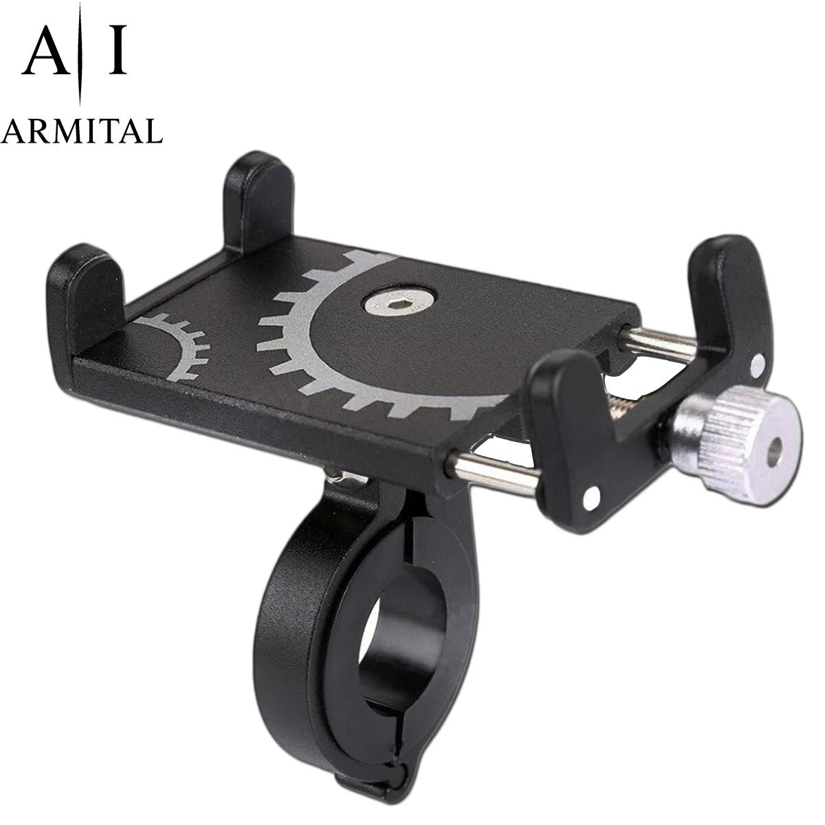 Porta Cellulare Bici e Moto Universale in Metallo Regolabile per MTB ed E-Bike