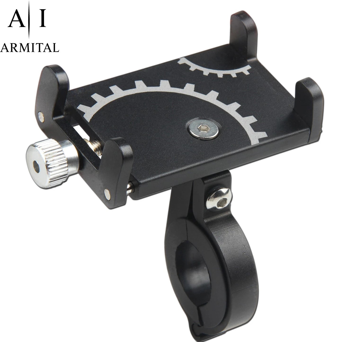 Porta Cellulare Bici e Moto Universale in Metallo Regolabile per MTB ed E-Bike