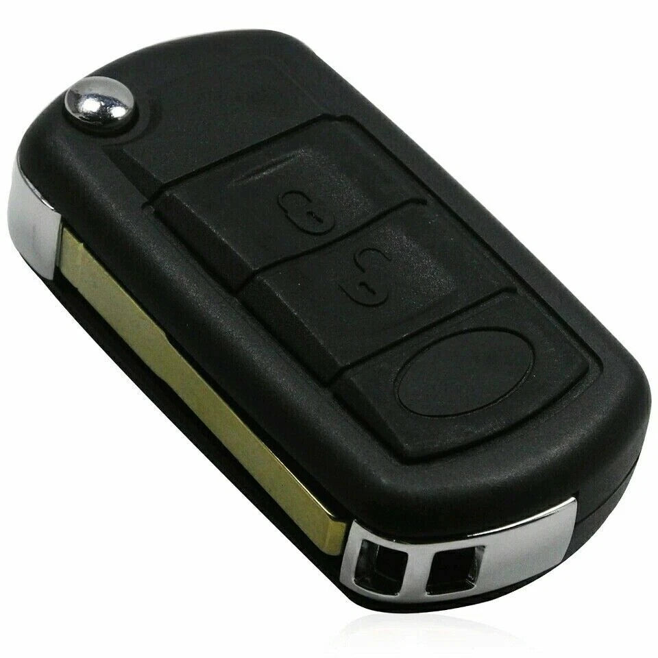 Guscio Cover Chiave Compatibile Per Land Rover Discovery 3 E Range Rover Sport - Ricambio Telecomando 3 Tasti Con Lama Vergine Alta Qualità