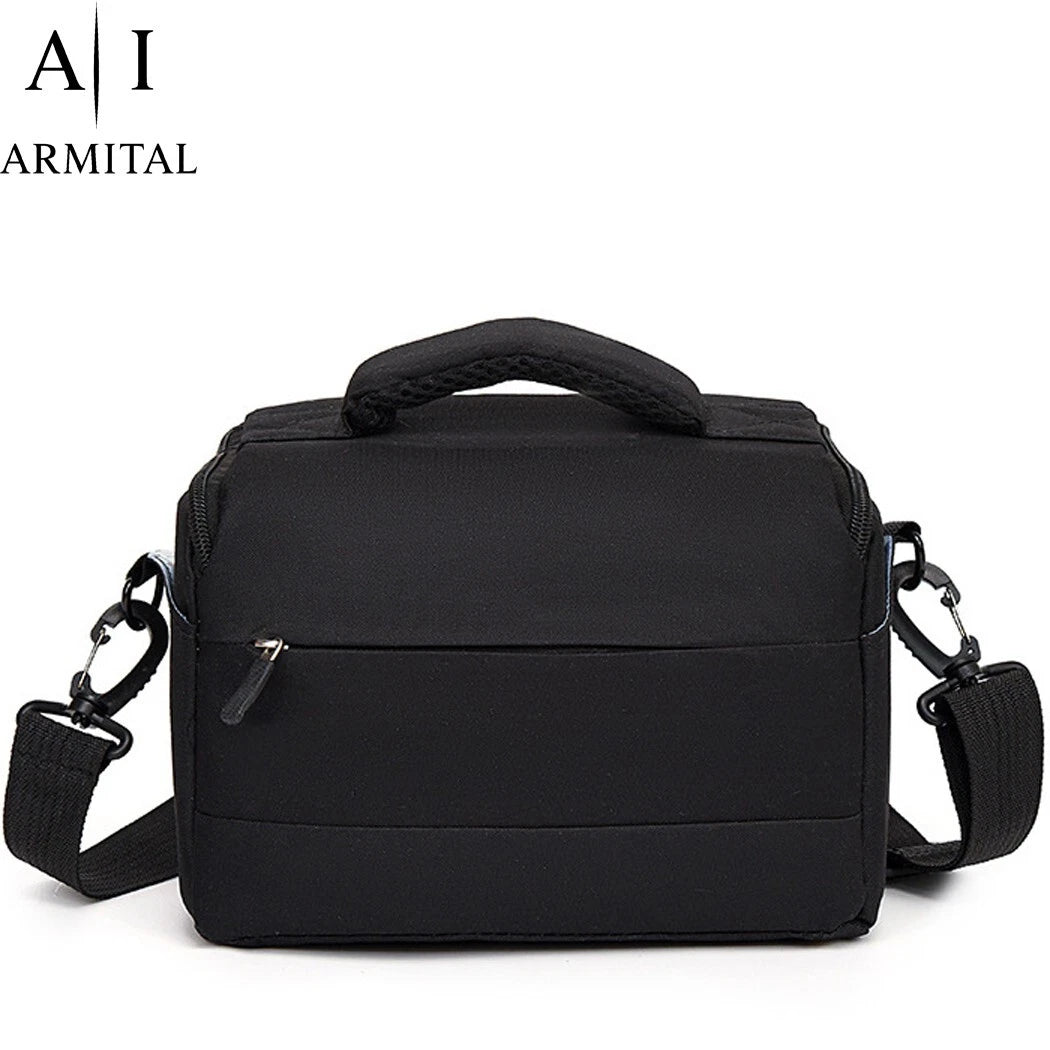 Borsa Tracolla Reflex Canon Nikon Sony Custodia Impermeabile DSLR Antiurto Nera