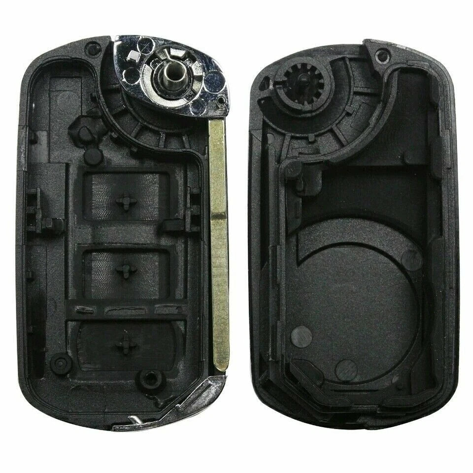 Guscio Cover Chiave Compatibile Per Land Rover Discovery 3 E Range Rover Sport - Ricambio Telecomando 3 Tasti Con Lama Vergine Alta Qualità