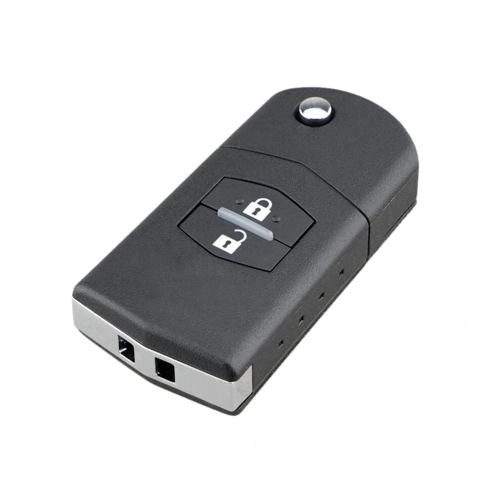 Guscio Telecomando Compatibile Con Mazda 2 3 5 6 RX8 CX5 Scocca Chiave 2 Tasti Con Lama Vergine Ricambio Alta Qualità