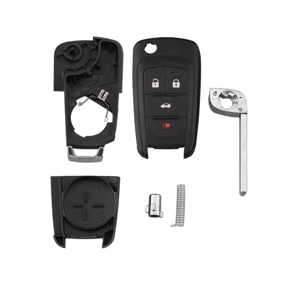 Guscio Cover Scocca Ricambio Per Chiave Telecomando Opel 4 Tasti Compatibile Corsa Astra Zafira Meriva Con Lama Vergine