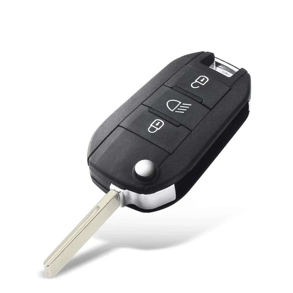Guscio Chiave Compatibile Peugeot 3 Tasti Con Lama Vergine Ricambio Top 252