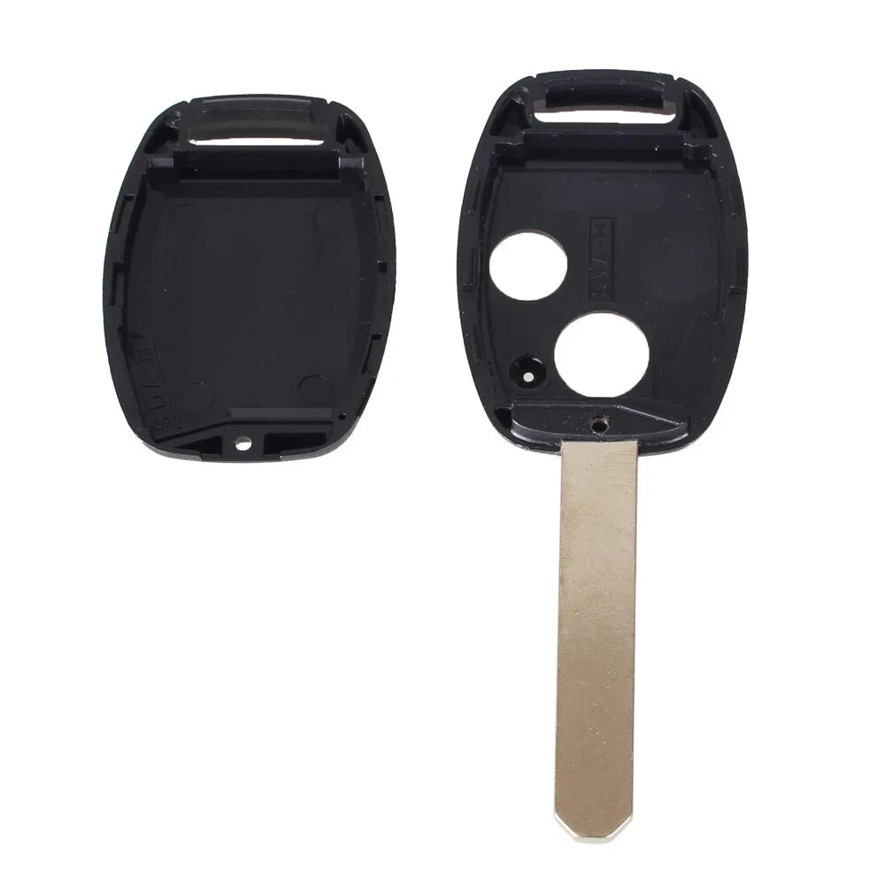 Guscio Cover Chiave Compatibile Per Honda Civic Jazz Accord CRV HRV Telecomando 2 Tasti E Lama Vergine Ricambio Qualità Premium