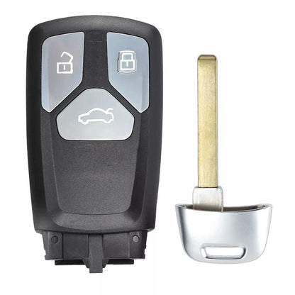 Guscio Telecomando Keyless Compatibile Audi 3 Tasti Ricambio Cover Chiave Alta Qualità per Modelli A3 A4 A5 A6 Q2 Q5 Q7 TT