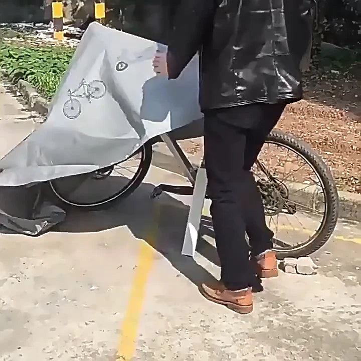Copertura Impermeabile Bici e Moto Telo Protettivo Anti-UV Poliestere 200x100cm