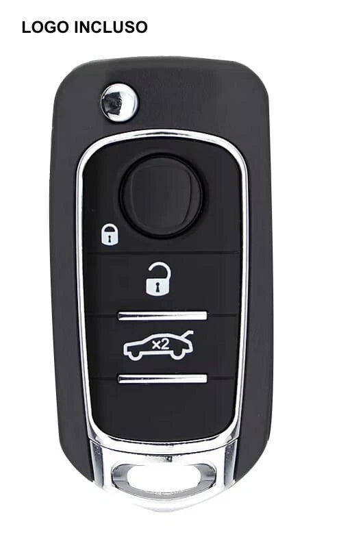Guscio Cover Chiave Telecomando 3 Tasti Compatibile Con Fiat 500X Egea Tipo Lama SIP22 Ricambio Alta Qualità