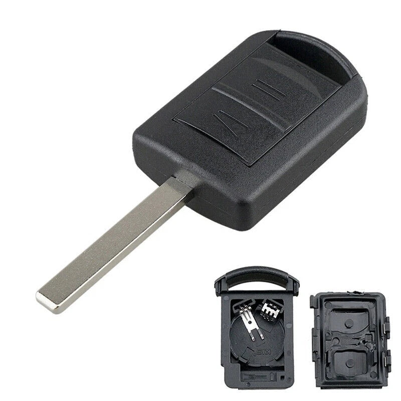 Guscio Cover Telecomando Compatibile Per Chiave Opel Astra Corsa Zafira Agila Tigra - Ricambio 2 Tasti Alta Qualità