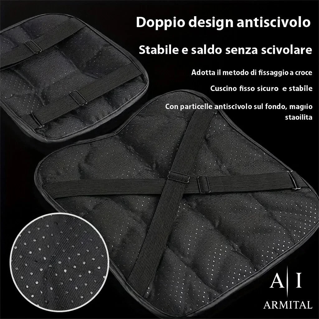 Cuscino Sella Moto 3D Gel Universale Traspirante Ergonomico Antiscivolo