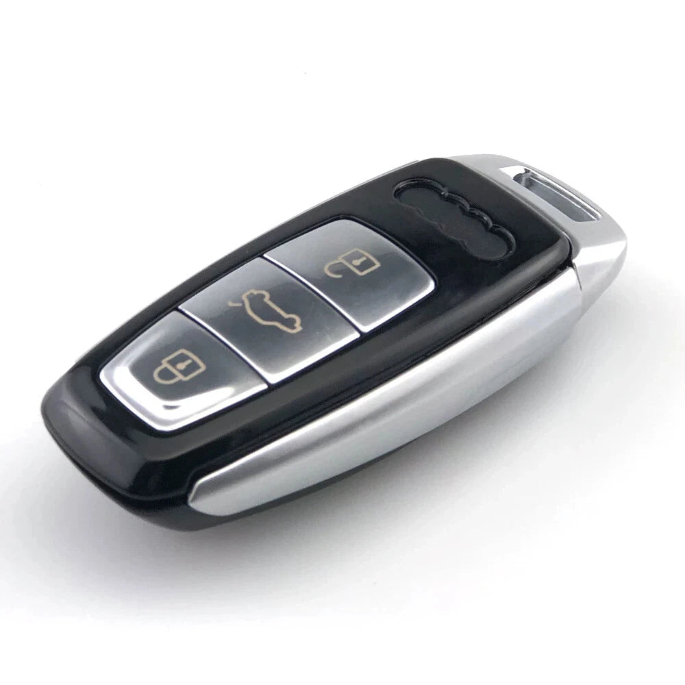 Guscio Chiave Telecomando Compatibile Con Audi A4 A5 A6 A7 A8 Q5 Q7 Q8 TT S4 TTRS Scocca Ricambio 3 Tasti Alta Qualità