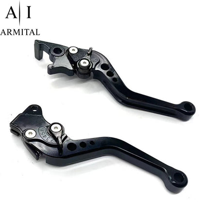 Coppia Leve Freno e Frizione Universali in Alluminio CNC per Moto Manubrio 22mm Compatibili con Yamaha Honda Suzuki