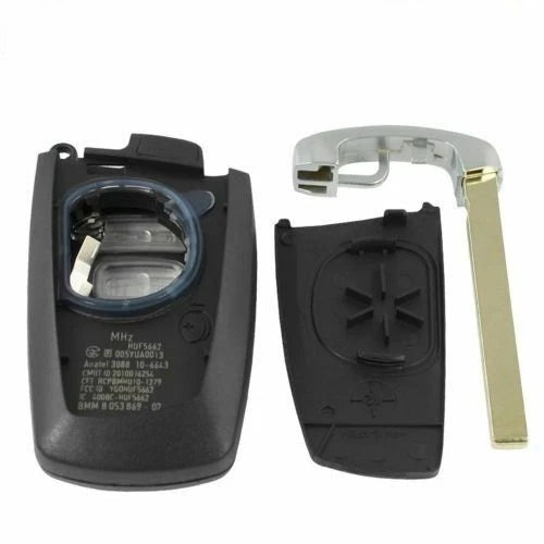 Guscio Telecomando Keyless 4 Tasti Compatibile Con BMW Serie F X1 X3 X4 F10 F20 F30 Scocca Ricambio Alta Qualità