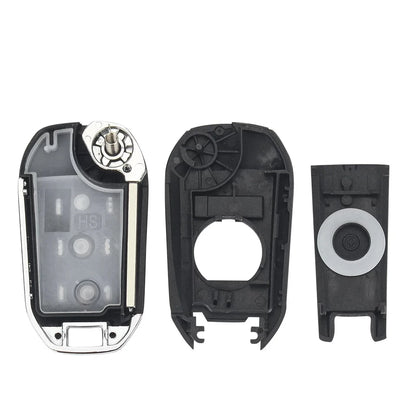 Guscio Telecomando Compatibile Peugeot 208 308 508 3008 5008 - Scocca Chiave 3 Tasti Con Lama Vergine Ricambio Qualità