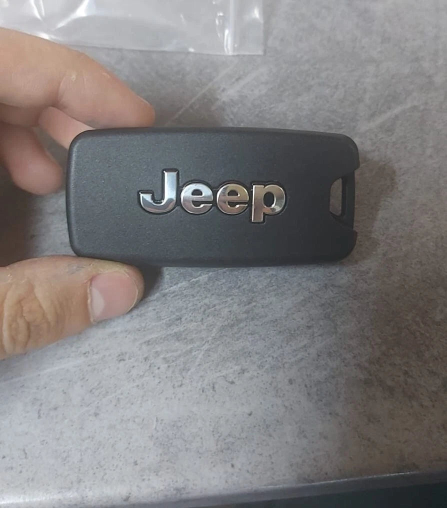 Guscio Chiave Ricambio Compatibile Per Jeep Renegade Cover Telecomando 4 Tasti Con Lama Vergine Professionale