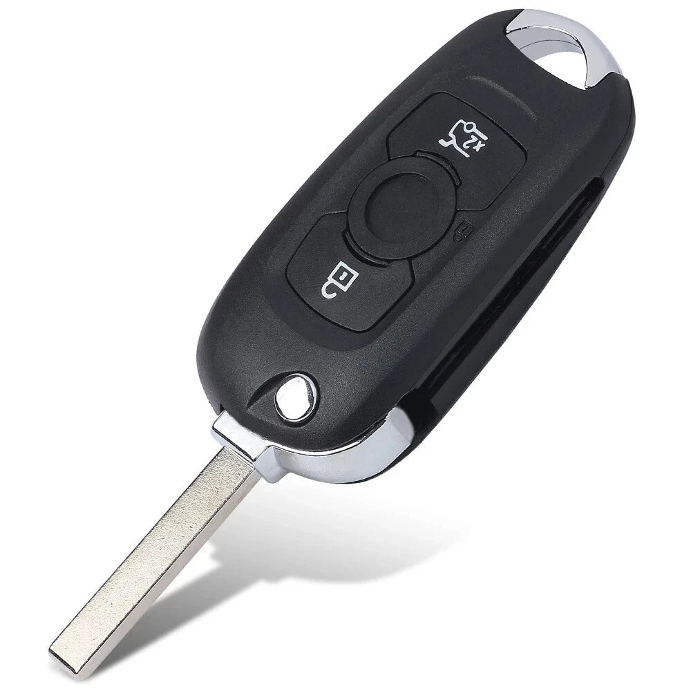 Chiave Elettronica Compatibile Per Opel Astra K Karl Insignia Telecomando 3 Tasti Con Transponder E Lama Vergine