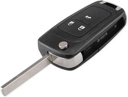 Guscio Cover Chiave Compatibile con Opel Astra J Corsa D E Meriva B Zafira Mokka - Custodia Ricambio Telecomando 2 Tasti con Lama Inclusa