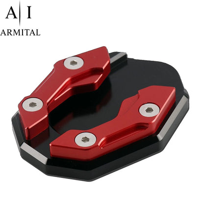 Estensore Cavalletto Moto Universale In Alluminio CNC Piastra Maggiorata Appoggio Laterale Antiscivolo