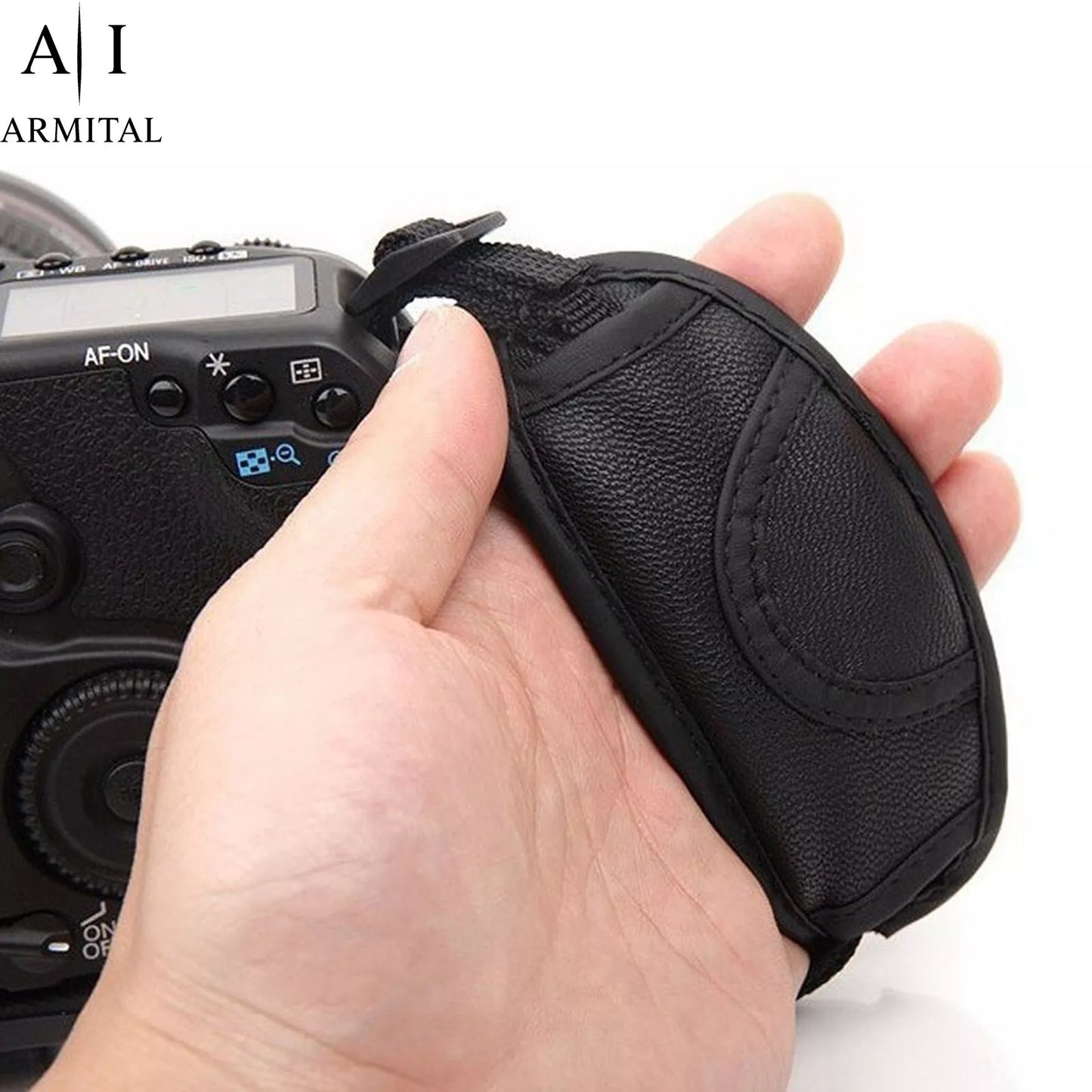 Cinghia Polso per Fotocamera DSLR Hand Grip Universale con Attacco Vite 1/4