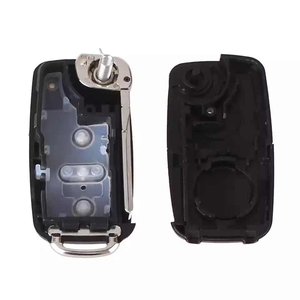 Guscio Cover Telecomando Compatibile Volkswagen 3 Tasti Con Lama A Scatto Per Golf Polo Bora Ricambio Alta Qualità