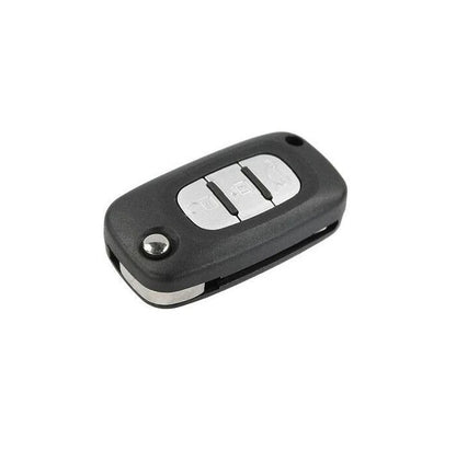 Guscio Cover Chiave Auto Ricambio 2 Tasti Compatibile Renault Clio Megane Laguna Kangoo Twingo Scocca Telecomando Lama Vergine Da Fresare
