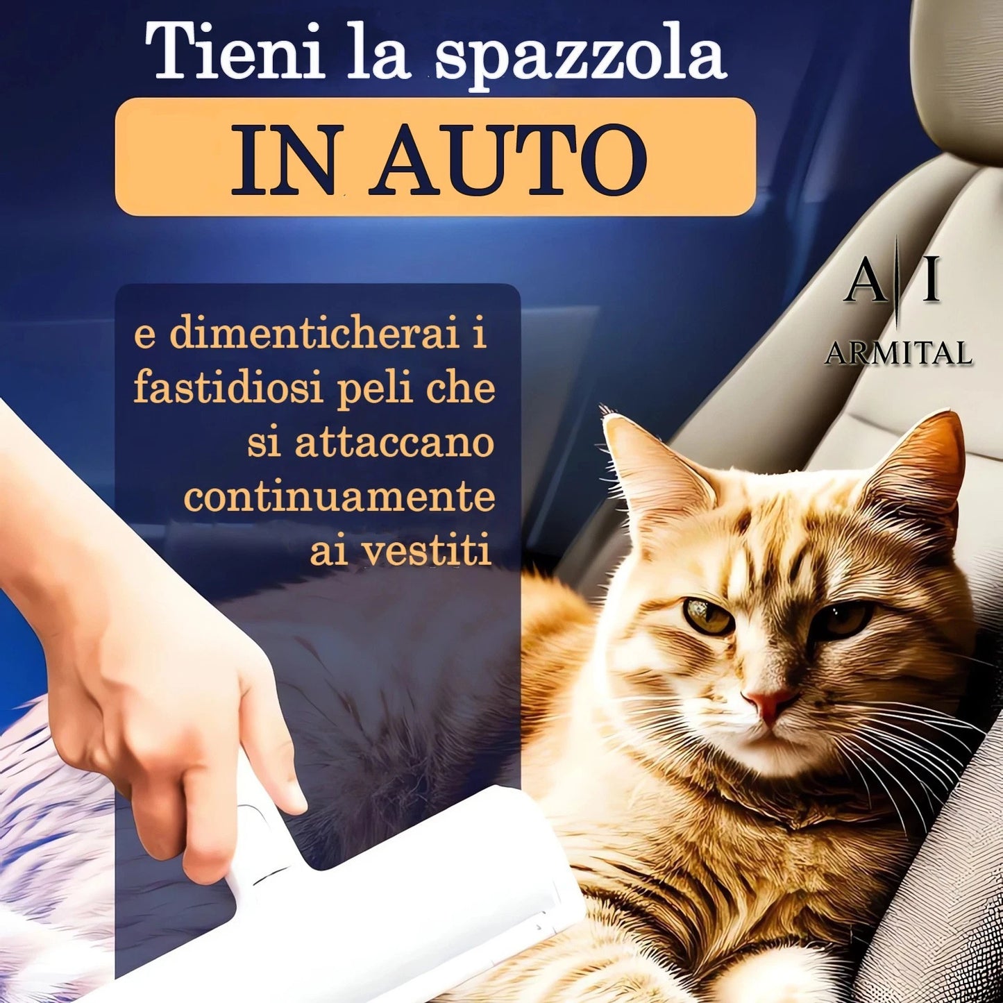 Spazzola Rullo Autopulente Rimuovi Peli Animali Professionale Per Divani Tappeti Sedili Auto E Tessuti