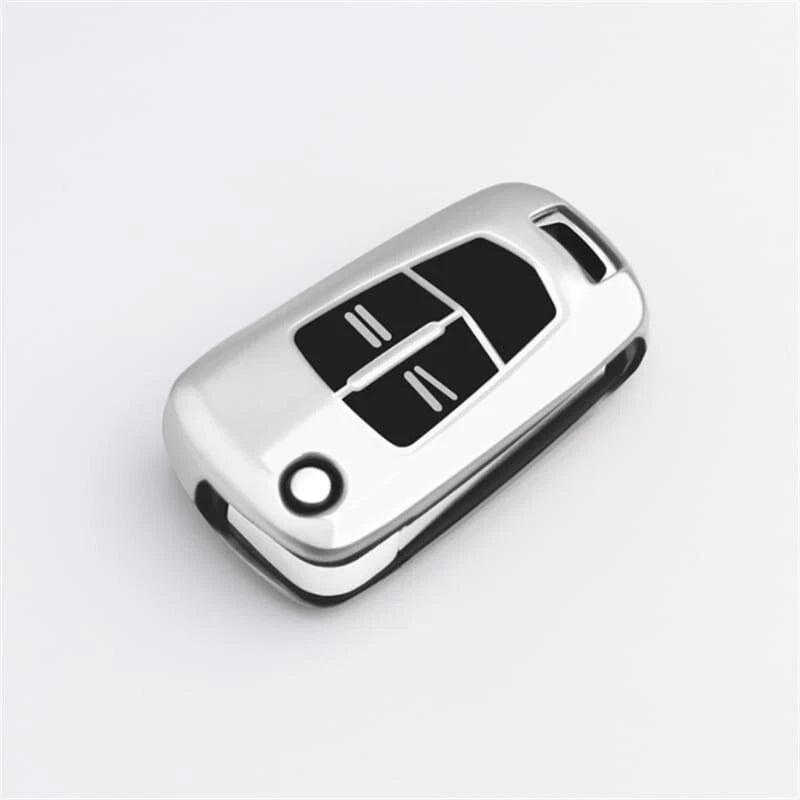 Guscio Cover Protettiva In Tpu Argento Per Chiave Opel Astra H Corsa D Meriva Telecomando 2 Tasti Silver