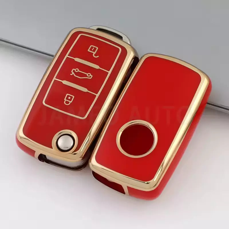 Custodia Protettiva in Silicone TPU per Chiave Auto – Resistente, Leggera e Colorata