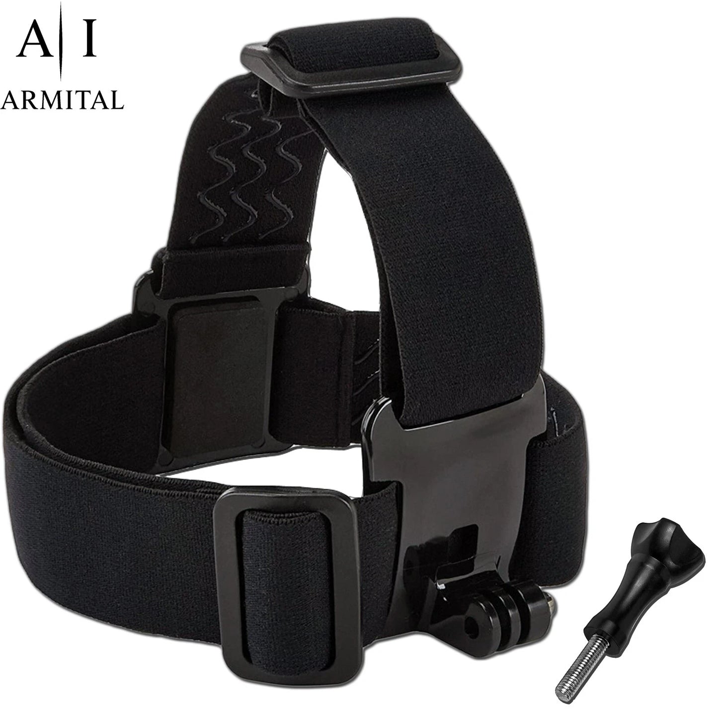 Supporto Action Cam Professionale Fascia Testa Regolabile e Cappello Sportivo Per Riprese Immersive Alta Stabilità
