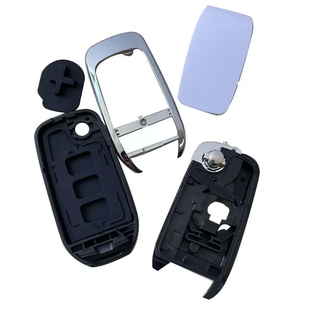 Guscio Telecomando Compatibile Renault 3 Tasti Con Lama Vergine Per Kadjar Megane 4 Clio 5 Twingo - Ricambio Cover Chiave Alta Qualità