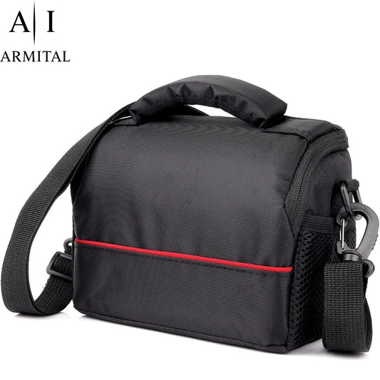 Borsa Tracolla Impermeabile per Fotocamera Reflex DSLR Mirrorless Canon Nikon