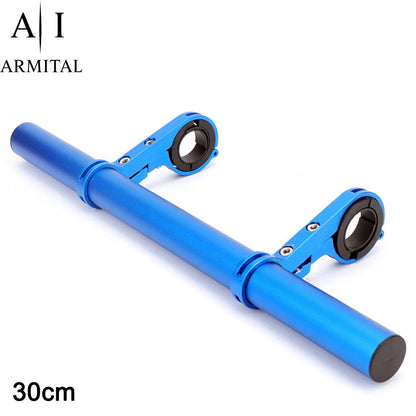 Estensione Manubrio Universale in Alluminio CNC per Bici e Moto Doppio Supporto