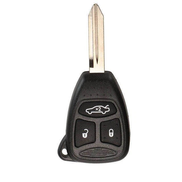 Guscio Telecomando Sostitutivo 3 Tasti Compatibile Con Jeep Chrysler Dodge Scocca Chiave Con Lama Vergine Da Incidere