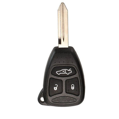 Guscio Telecomando Sostitutivo 3 Tasti Compatibile Con Jeep Chrysler Dodge Scocca Chiave Con Lama Vergine Da Incidere