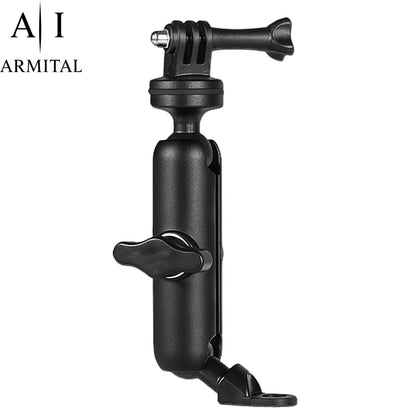 Supporto Moto per GoPro e Action Cam con Rotazione 360 e Attacco 1/4 Pollici