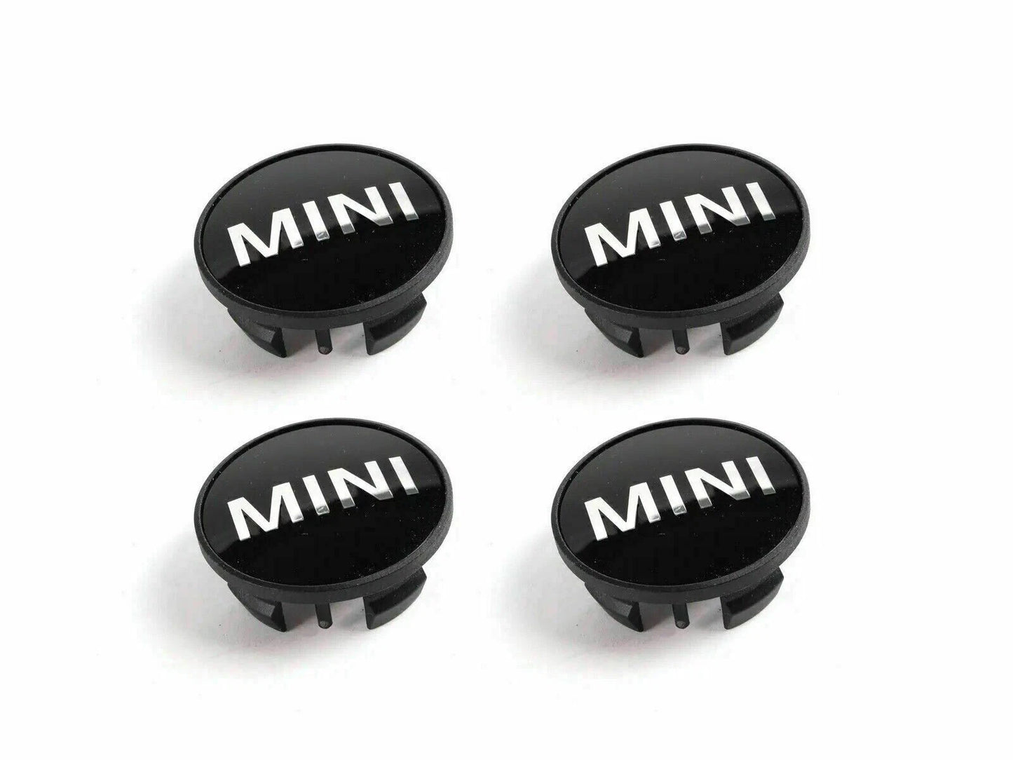 4 Tappi Cerchi Lega 54mm per Mini Cooper One SD Countryman Neri - Nuovo