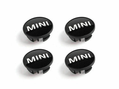 4 Tappi Cerchi Lega 54mm per Mini Cooper One SD Countryman Neri - Nuovo