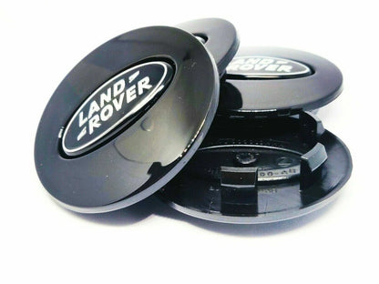 Set 4 Tappi Coprimozzo Nero In ABS Di Alta Qualità Per Land Rover Freelander Velar Discovery Evoque L320