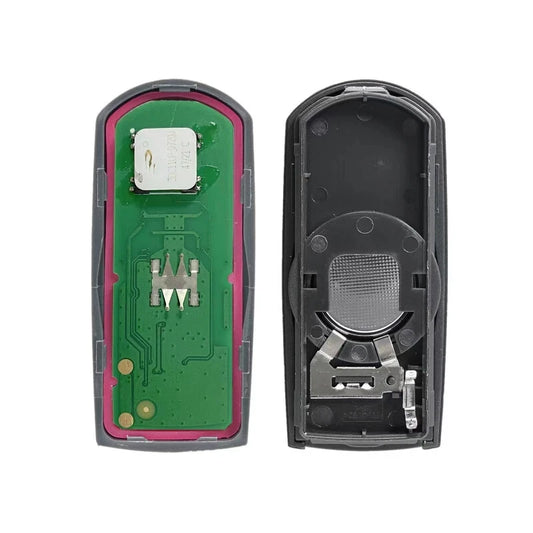 Chiave Elettronica Smart Key Compatibile Per Mazda 3 5 6 CX3 CX5 Telecomando Completo 2 Tasti Chip PCF7953P