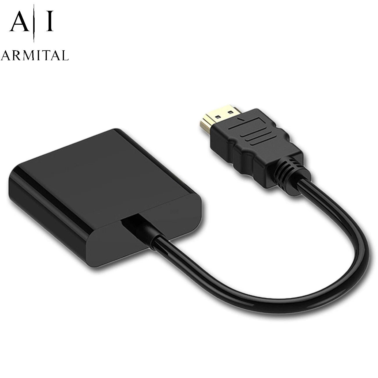 Adattatore HDMI Maschio a VGA Femmina 1080P Full HD per Laptop PC e Smart TV
