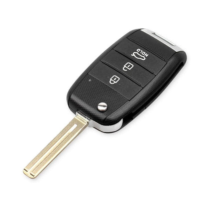 Guscio Chiave Compatibile Per Auto Kia Sportage Rio Picanto Ceed - Scocca Ricambio 3 o 4 Tasti Con Lama Vergine Inclusa